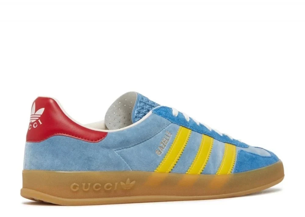 Adidas x Gucci Gazelle 'Light Blue Suede'