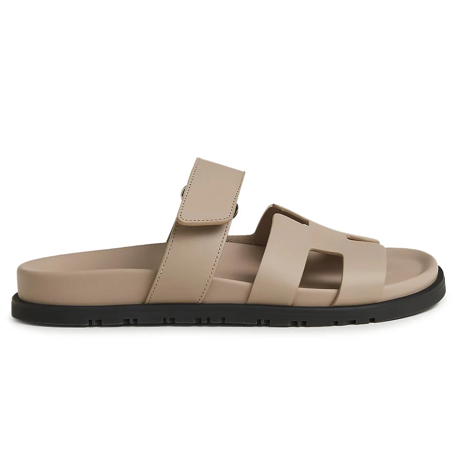 Hermès Paris Chypre Beige Mastic Sandals