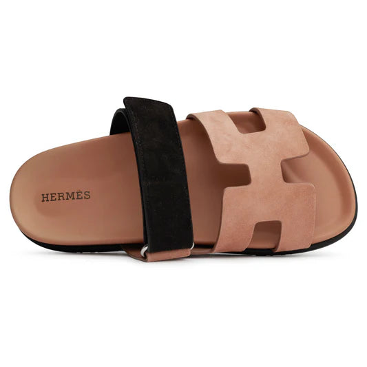 Hermès Paris Chypre Rose Perle Sandals