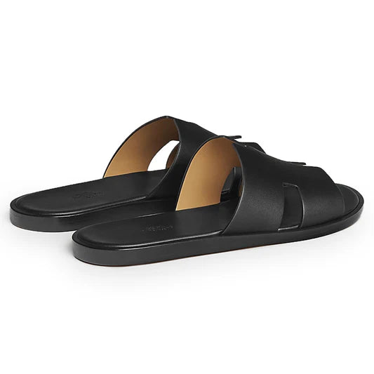 Hermès Paris Izmir Black Sandal