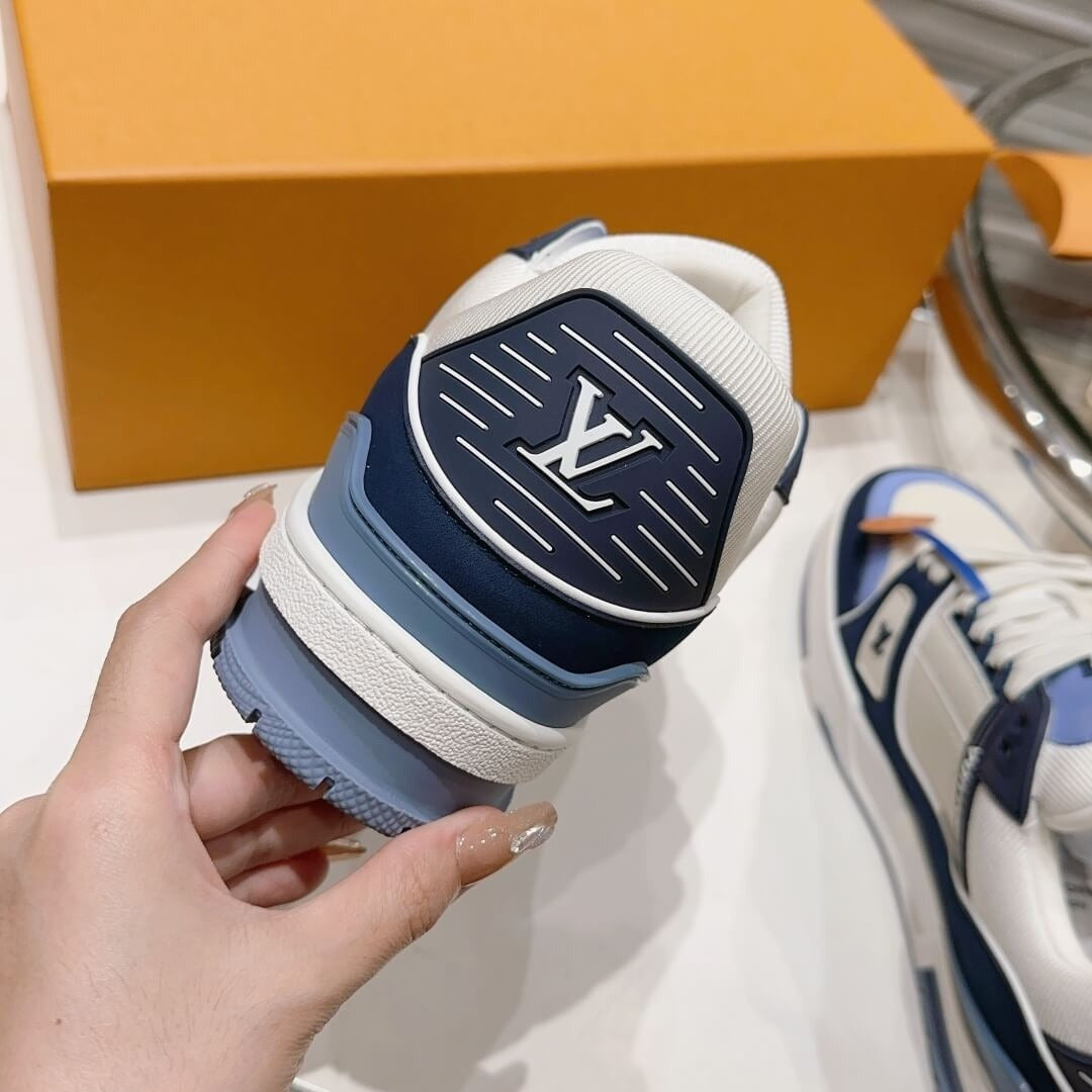 Louis Vuitton LV Trainer "Blue Beige"