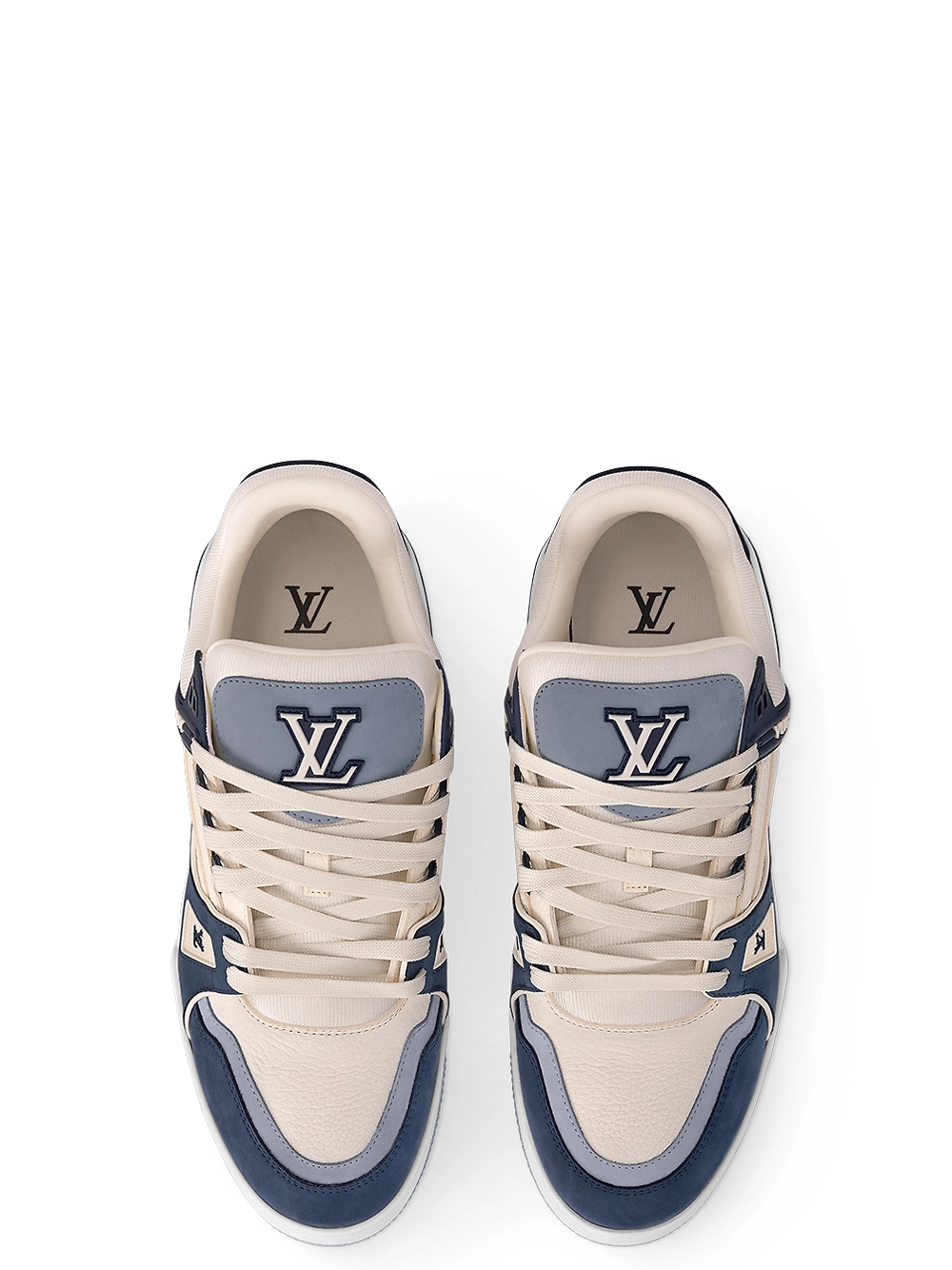 Louis Vuitton LV Trainer "Blue Beige"