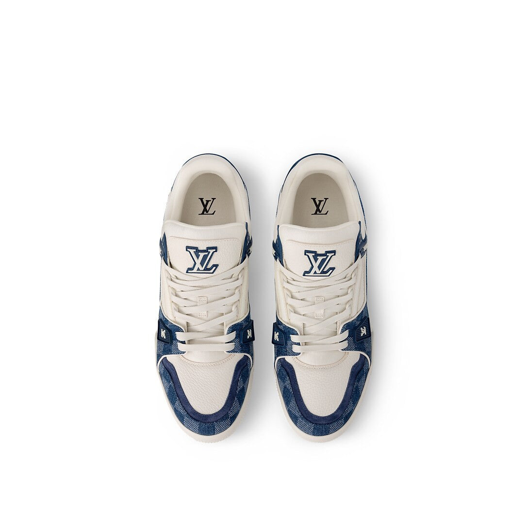 Louis Vuitton LV Trainer Sneaker 'Damier Denim Blue'