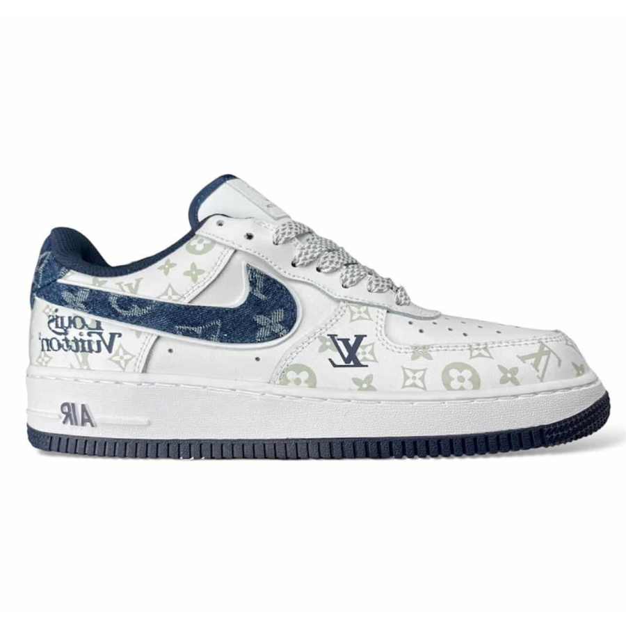 Louis Vuitton x Nike Air Force 1 07 Low 'White Blue'