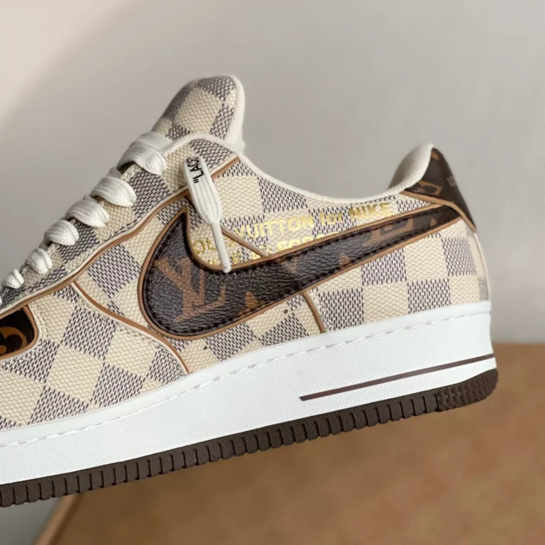Louis Vuitton x Nike Air Force 1 Damier Canvas