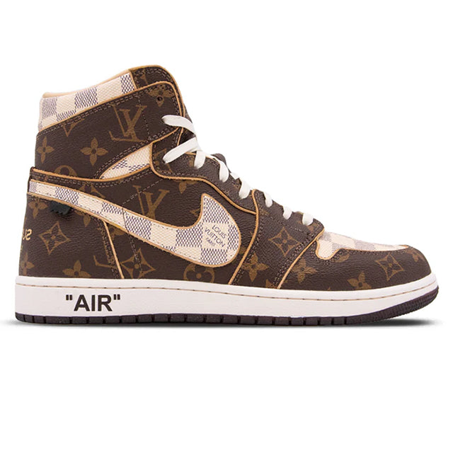 Louis Vuitton x Nike Air Force 1 High ‘Monogram Brown Damier Azur’