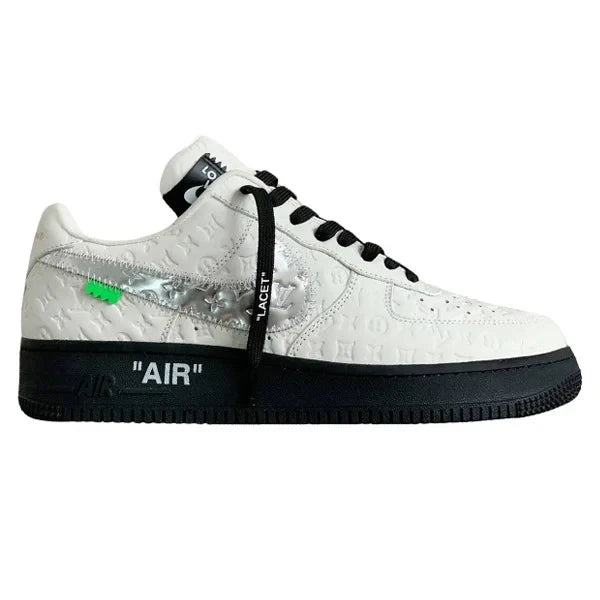 Louis Vuitton x Nike Air Force 1 Low 'White Black Silver'