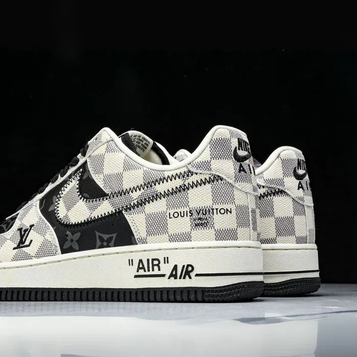 Louis Vuitton x Nike Air Force 1 'Royal Black'
