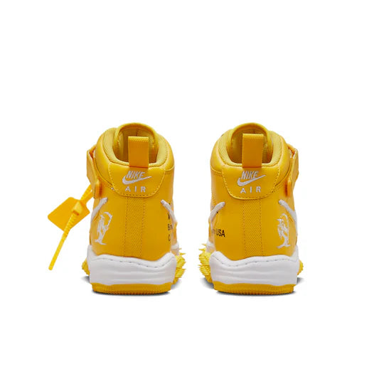 Nike Air Force 1 Mid X Off-White SP Leather 'Varsity Maize'