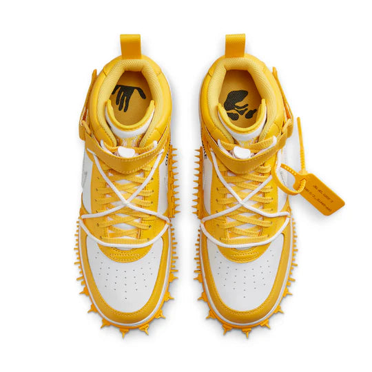 Nike Air Force 1 Mid X Off-White SP Leather 'Varsity Maize'