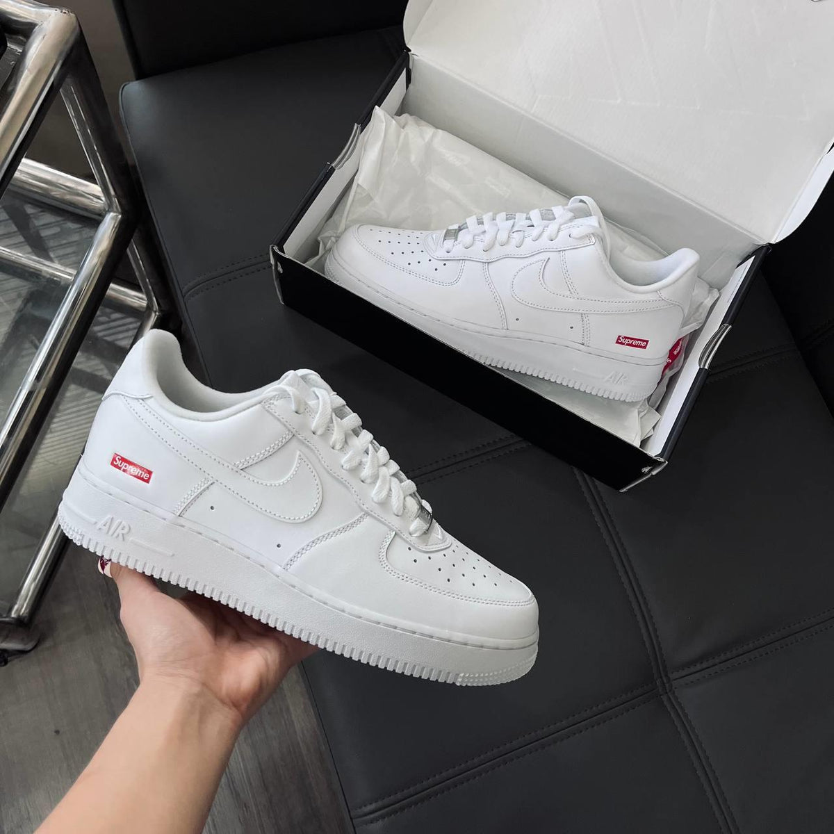 Nike Air Force 1x Supreme Low 'Box Logo - White'