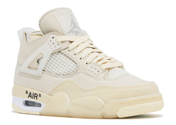 Nike Air Jordan 4 Retro x Off-White SP 'Sail' Wmns