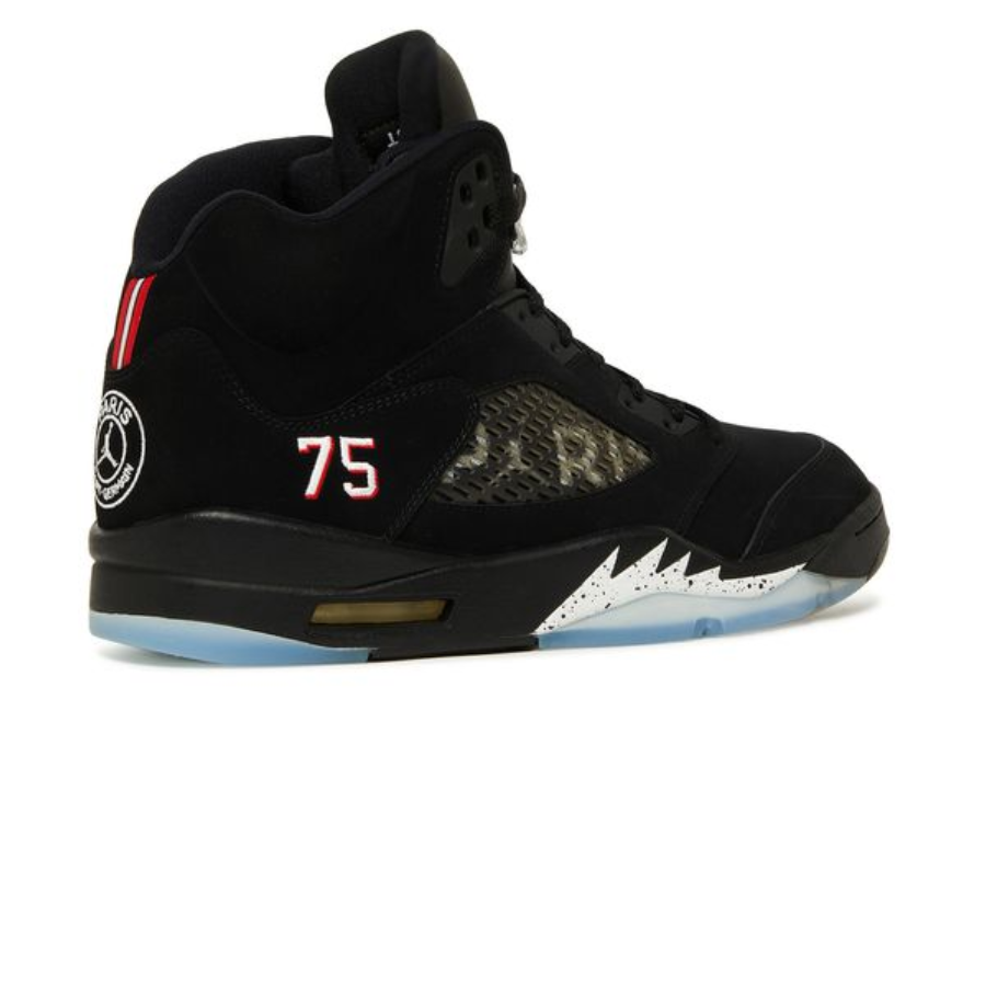 Nike Air Jordan 5 x Paris Saint-Germain Retro 'Black' Sample
