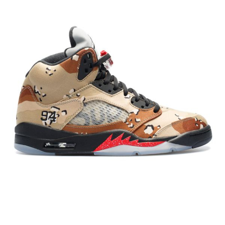 Nike Air Jordan 5 x Supreme Retro 'Desert Camo'