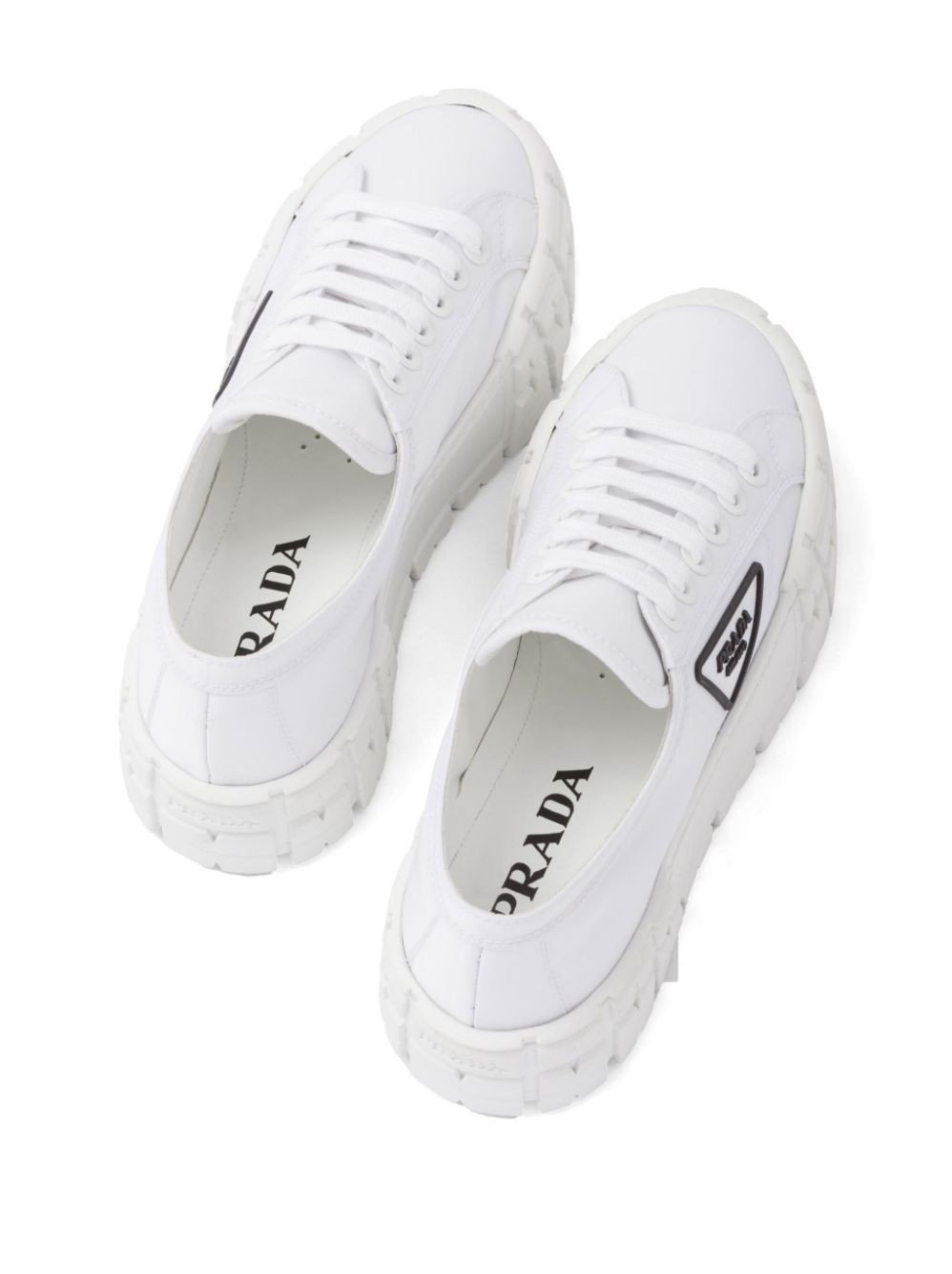 Prada Double Wheel Flatform Sneakers