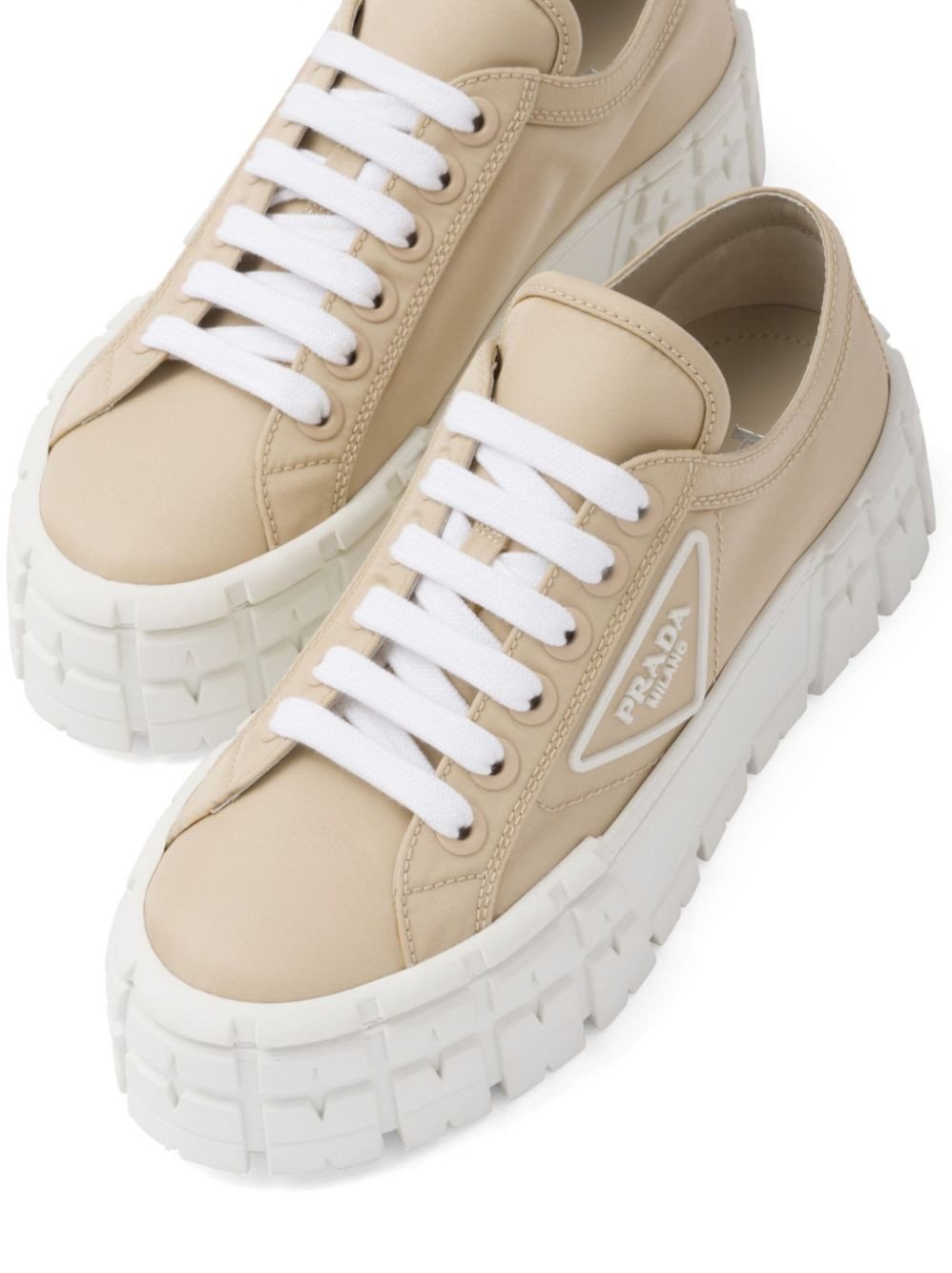 Prada Double Wheel Re-Nylon Sneakers