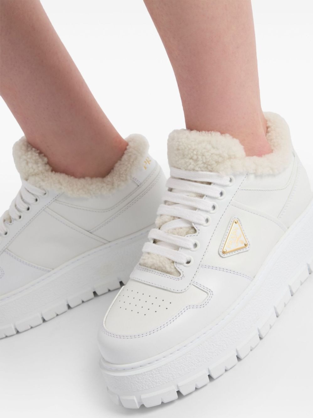 Prada Leather Sneakers