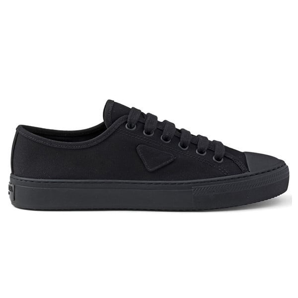 Prada Triangle-Logo Hemp Sneakers