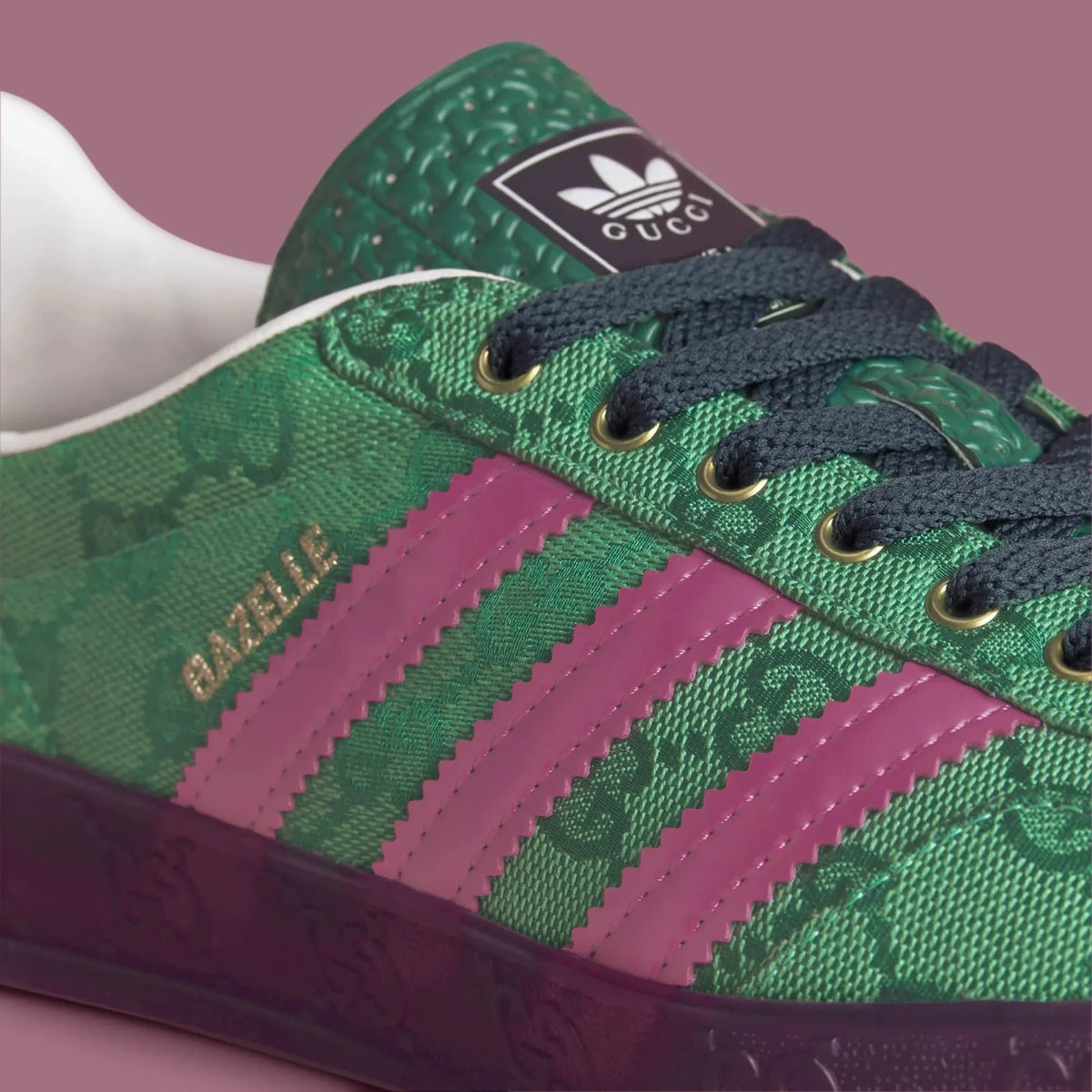 Adidas x Gucci Gazelle 'Green'