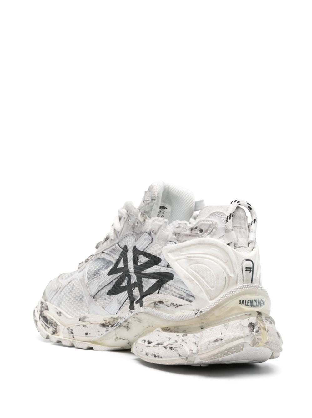 Balenciaga Runner Graffiti-Print Sneakers