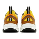 Dior B22 Ebony Camel Yellow Calfskin Trainer