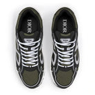 Dior B30 Mesh Deep Green Black Trainer