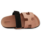 Hermès Paris Chypre Rose Perle Sandals