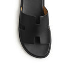 Hermès Paris Izmir Black Sandal