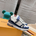 Louis Vuitton LV Trainer "Blue Beige"
