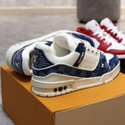 Louis Vuitton LV Trainer Sneaker 'Damier Denim Blue'