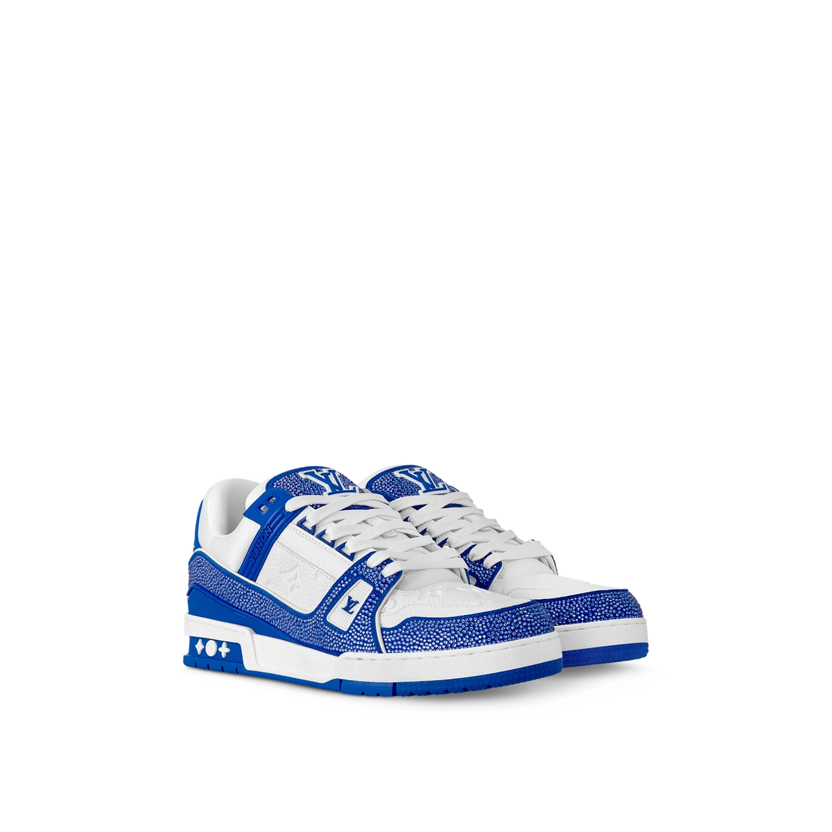 Louis Vuitton LV Trainer Sneaker 'Denim Monogram Blue Diamond'