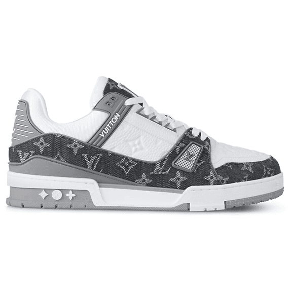 Louis Vuitton LV Trainer Sneaker 'Denim Monogram Grey'