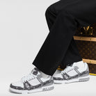 Louis Vuitton LV Trainer Sneaker 'Denim Monogram Grey'