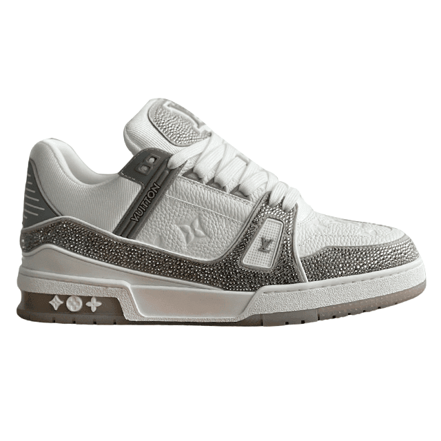 Louis Vuitton LV Trainer Sneaker 'Denim Monogram Grey Diamond'