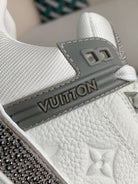 Louis Vuitton LV Trainer Sneaker 'Denim Monogram Grey Diamond'