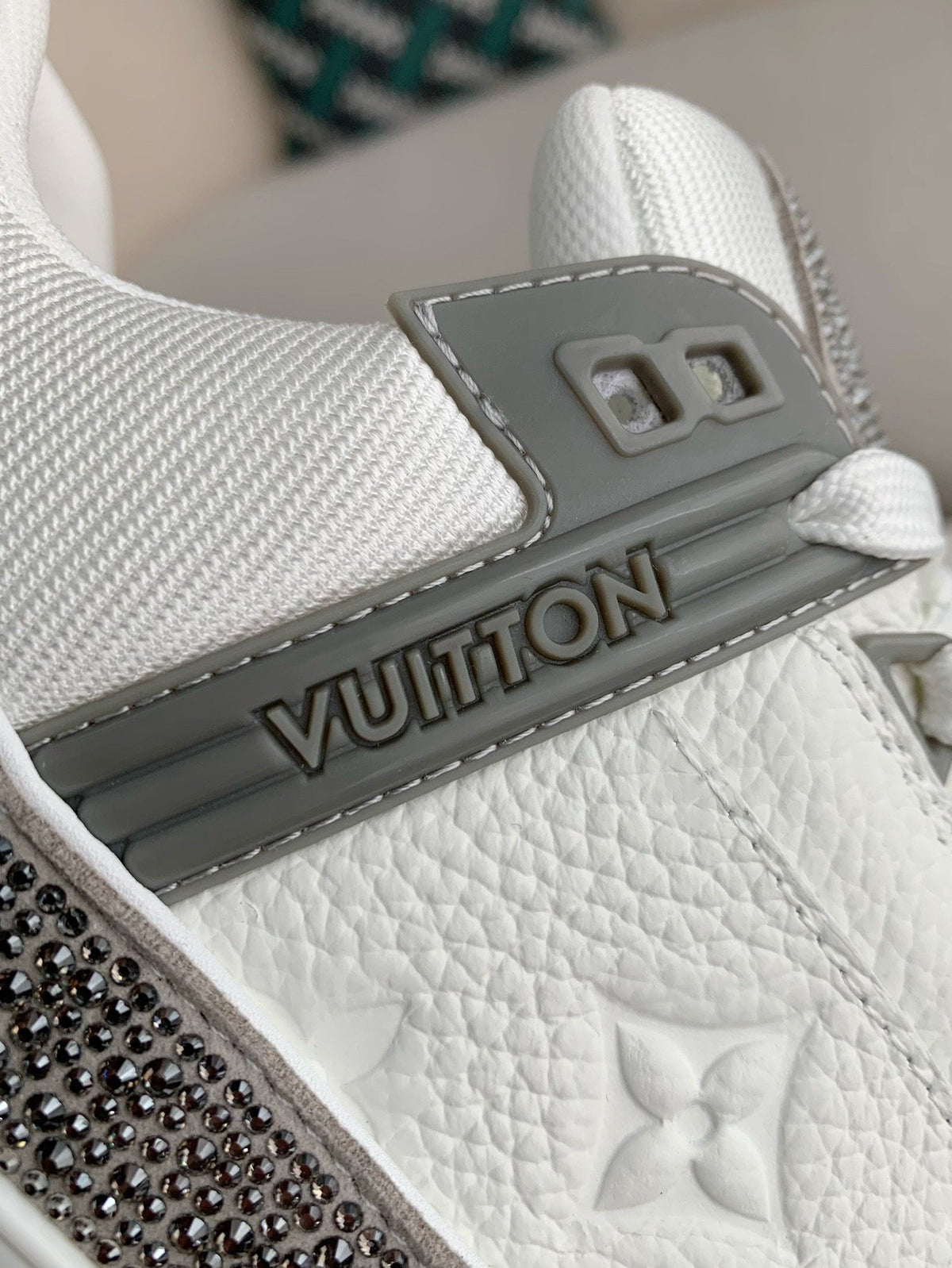 Louis Vuitton LV Trainer Sneaker 'Denim Monogram Grey Diamond'