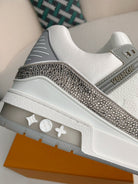 Louis Vuitton LV Trainer Sneaker 'Denim Monogram Grey Diamond'