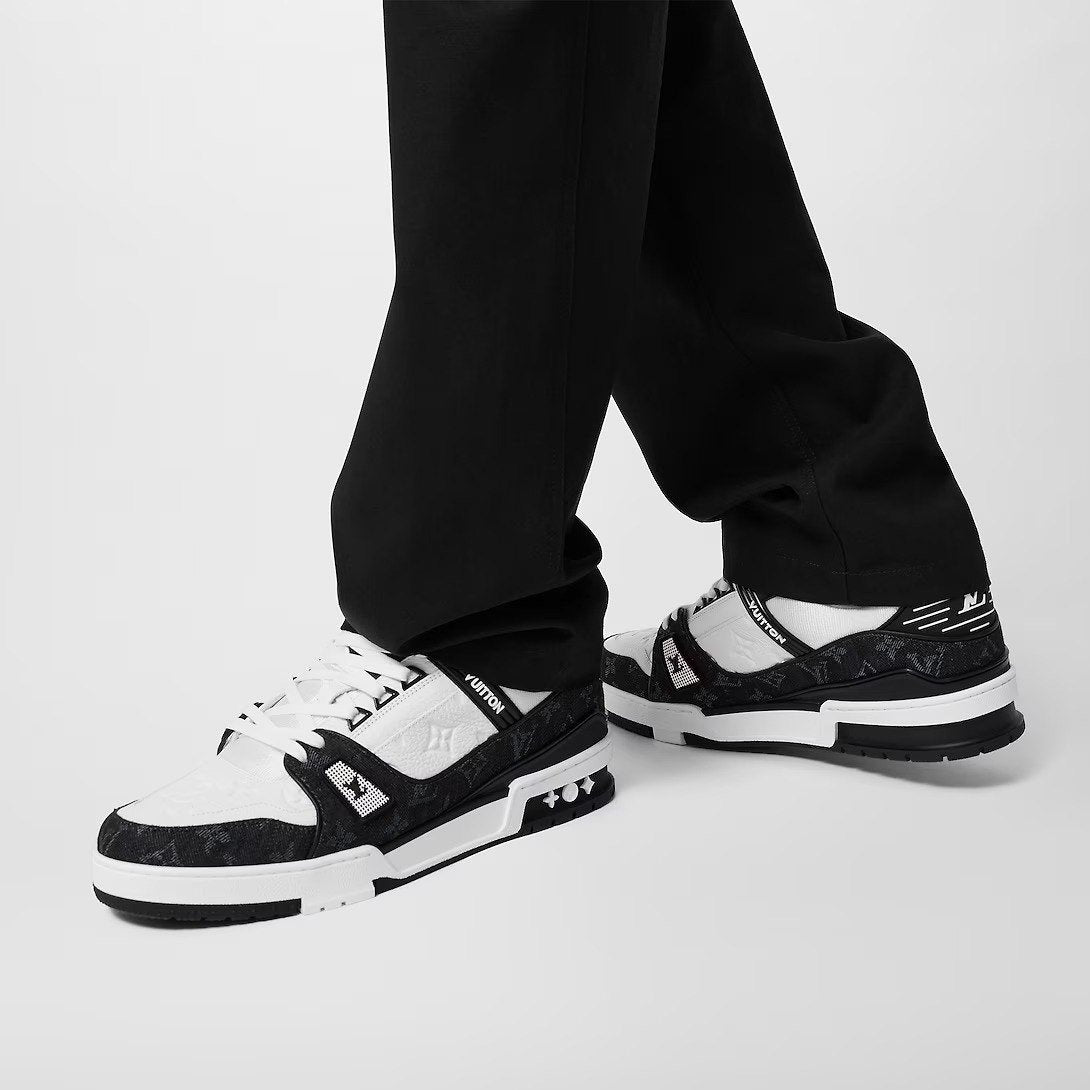 Louis Vuitton LV Trainer Sneaker 'Monogram Black Denim'