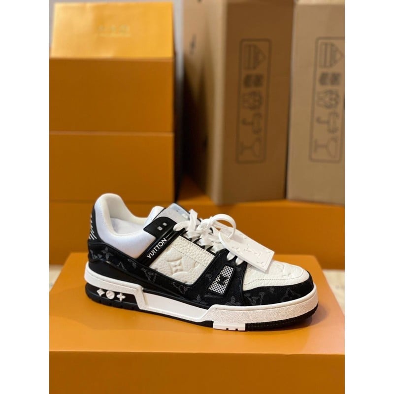 Louis Vuitton LV Trainer Sneaker 'Monogram Black Denim'