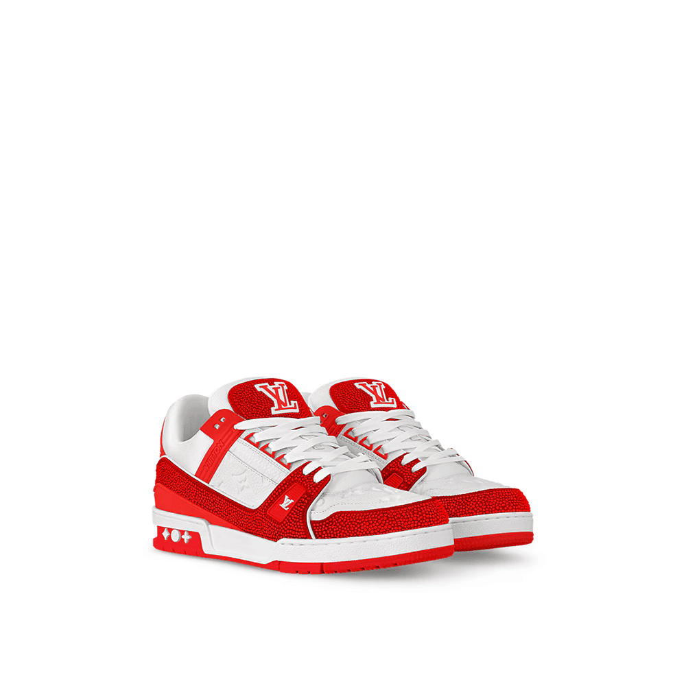 Louis Vuitton LV Trainer Sneaker 'Red Crystals'