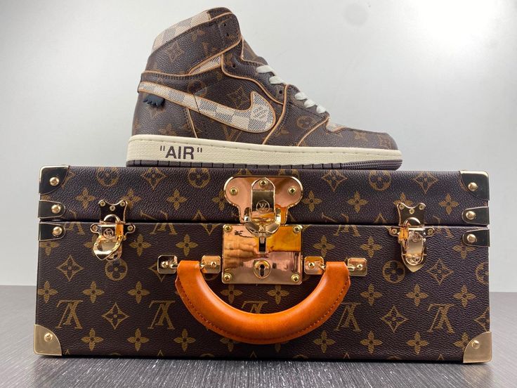 Louis Vuitton x Nike Air Force 1 High ‘Monogram Brown Damier Azur’
