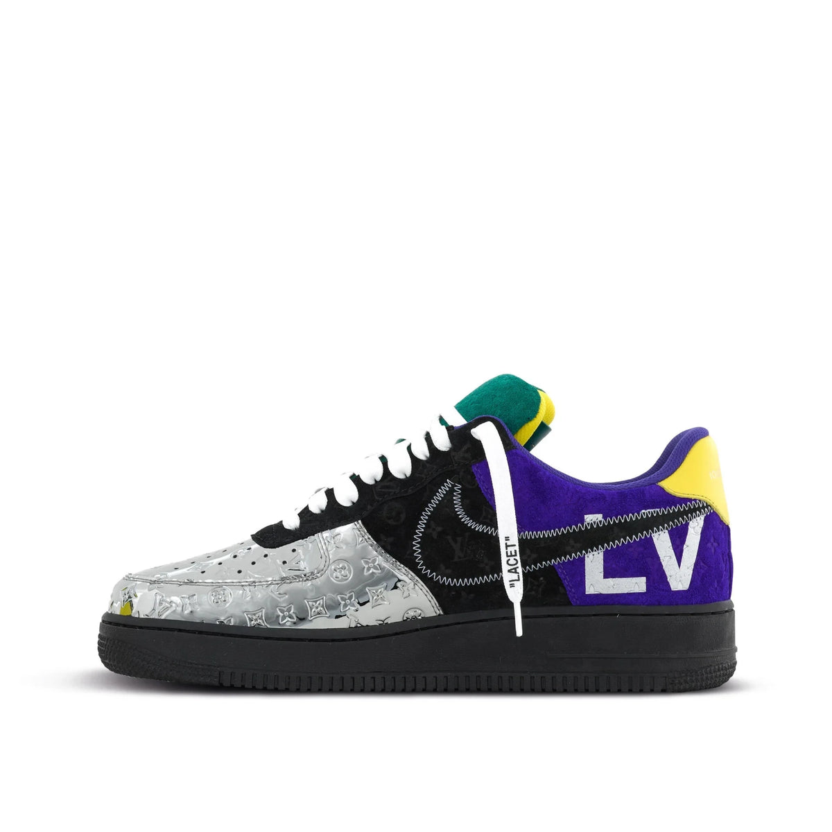 Louis Vuitton x Nike Air Force 1 Low 'Chrome Toe'