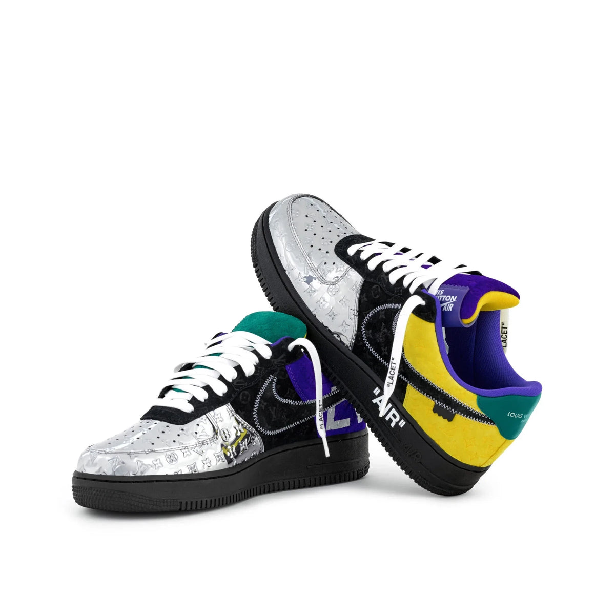 Louis Vuitton x Nike Air Force 1 Low 'Chrome Toe'