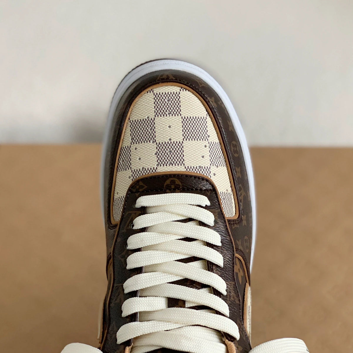 Louis Vuitton x Nike Air Force 1 Low 'Monogram Brown Damier Azur'
