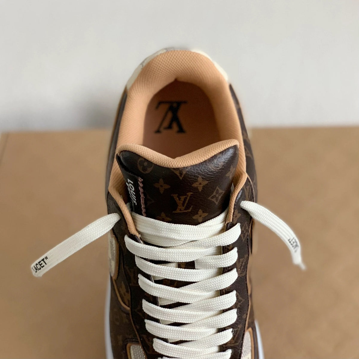 Louis Vuitton x Nike Air Force 1 Low 'Monogram Brown Damier Azur'
