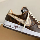 Louis Vuitton x Nike Air Force 1 Low 'Monogram Brown Damier Azur'