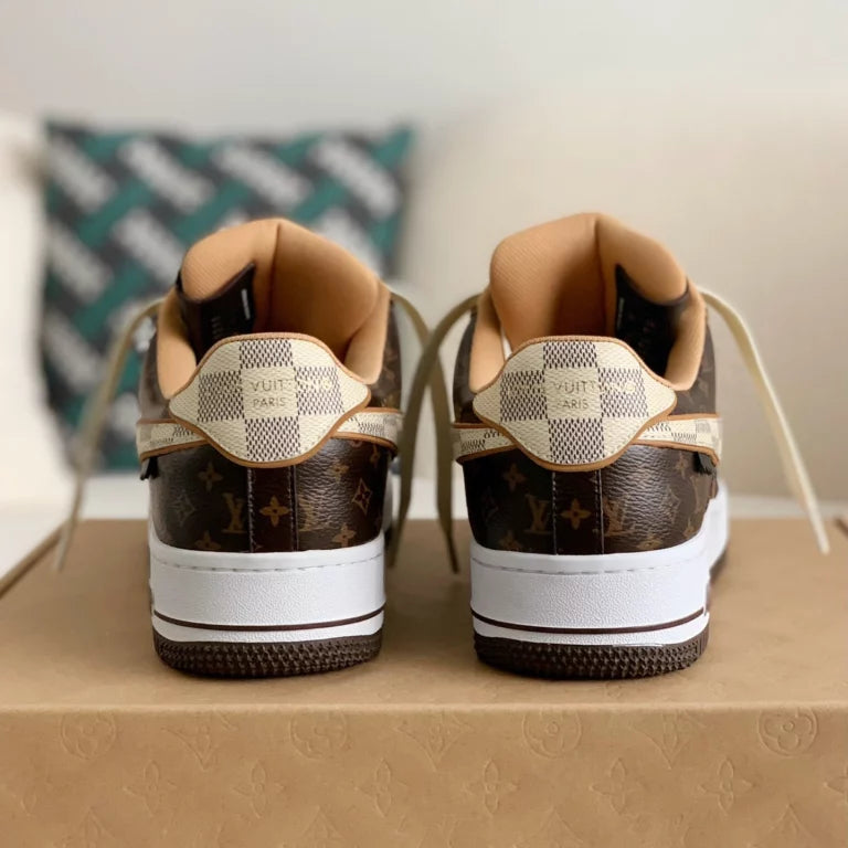 Louis Vuitton x Nike Air Force 1 Low 'Monogram Brown Damier Azur'