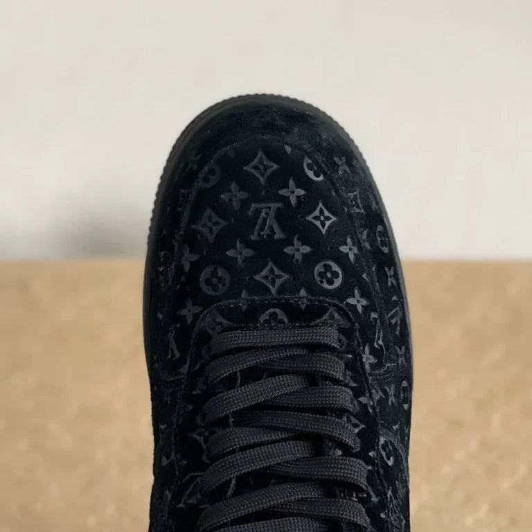 Louis Vuitton x Nike Air Force 1 Low 'Triple Black'