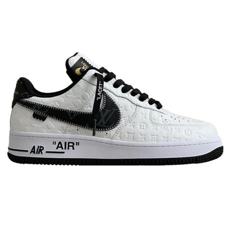 Louis Vuitton x Nike Air Force 1 Low 'White Black'