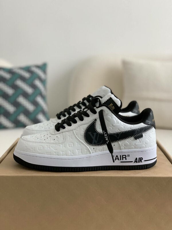 Louis Vuitton x Nike Air Force 1 Low 'White Black'
